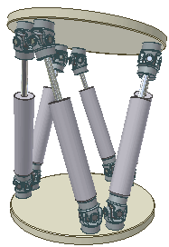 Hexapod (Image: UtzOnBike) Hexapod (Image: UtzOnBike; License: CC BY-SA 3.0)